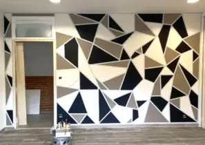 Peinture décorative par notre entreprise.